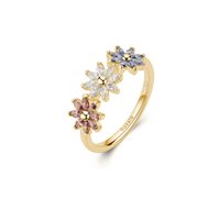 Anello Rosato Donna Gaia in Argento RZGA82B - RZGA82B